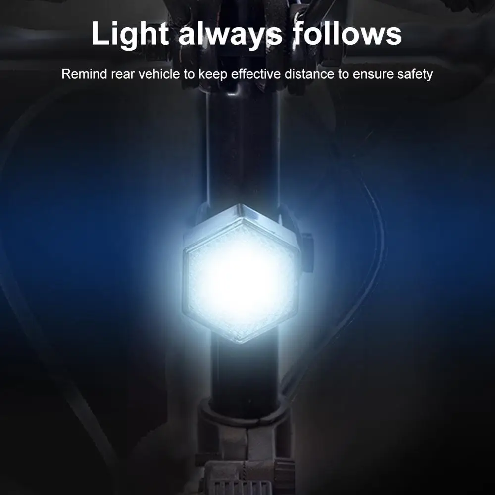 Светодиодный велосипедный задний светильник водонепроницаемый для езды Usb