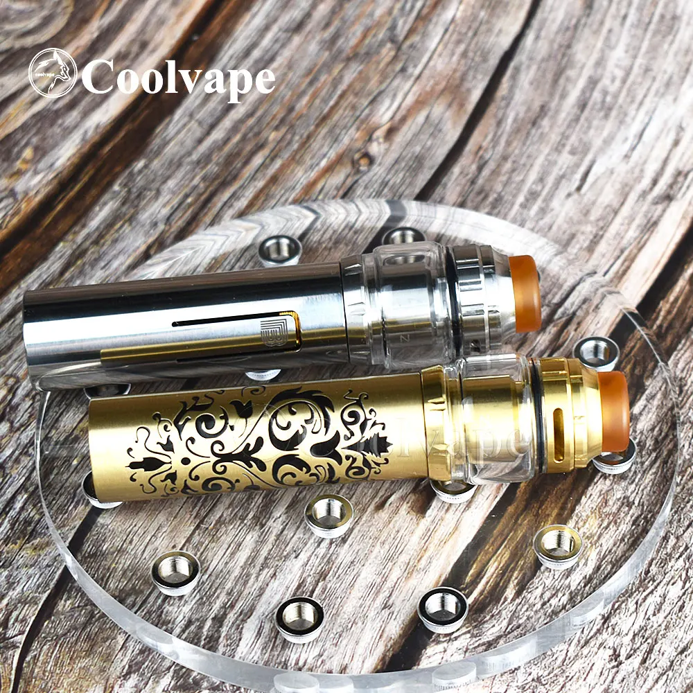 

coolvape Zeus X RTA slam piece mod vaporizer Bestia mod Side fire 18650 battery 24mm vape brass steel Mechanical Mod kit