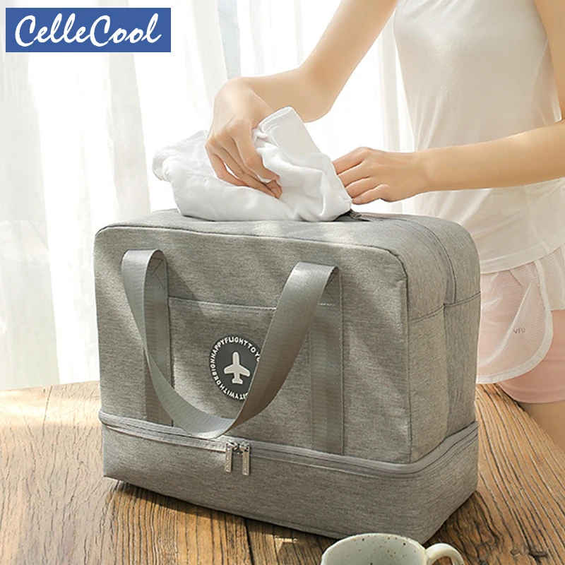 

Luggage Dry Wet Separation Storage Bag Luggage Organizer Packing Travel Duffle with Shoes Bag Mesh Bag Cosmetic Bag Organiser