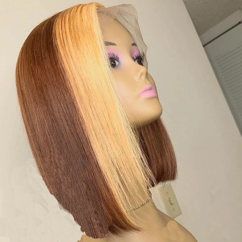 

Ombre Honey Colored Lace Part Human Hair Wigs Red 99j Burgundy Disposable Curly Lace Front Wigs for Black Women Remy