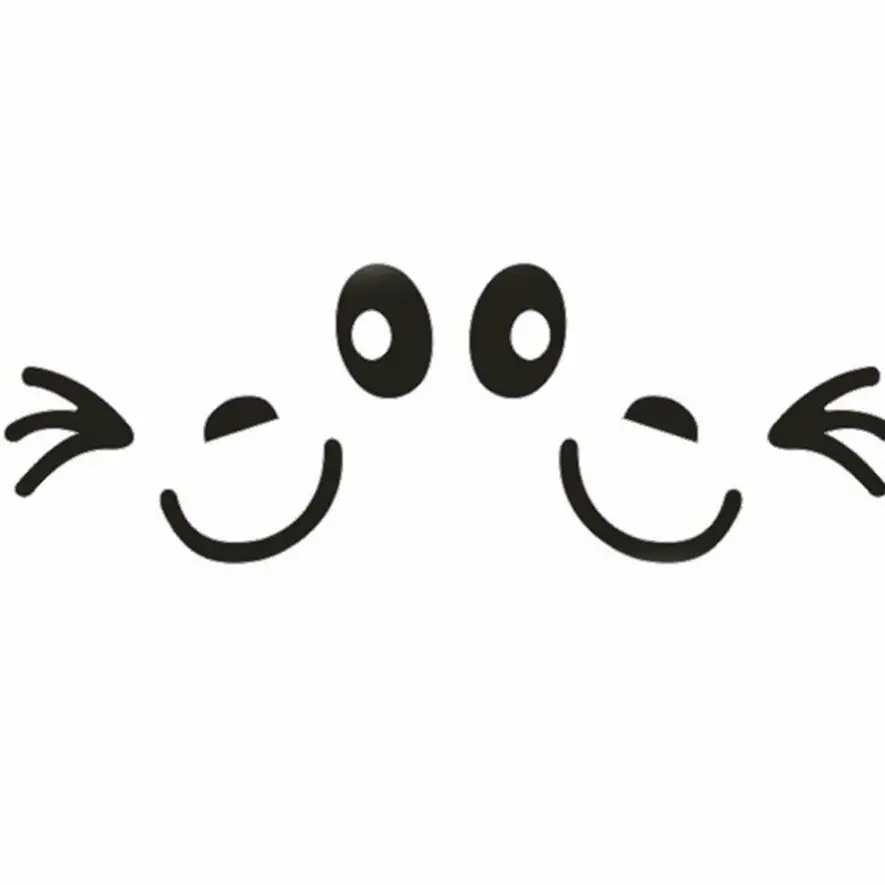 

2x 10.5*11cm Car Styling Decal Reflective Waterproof Fashion Car Sticker Cute And Interesting Fashion Sticker Car Accessories