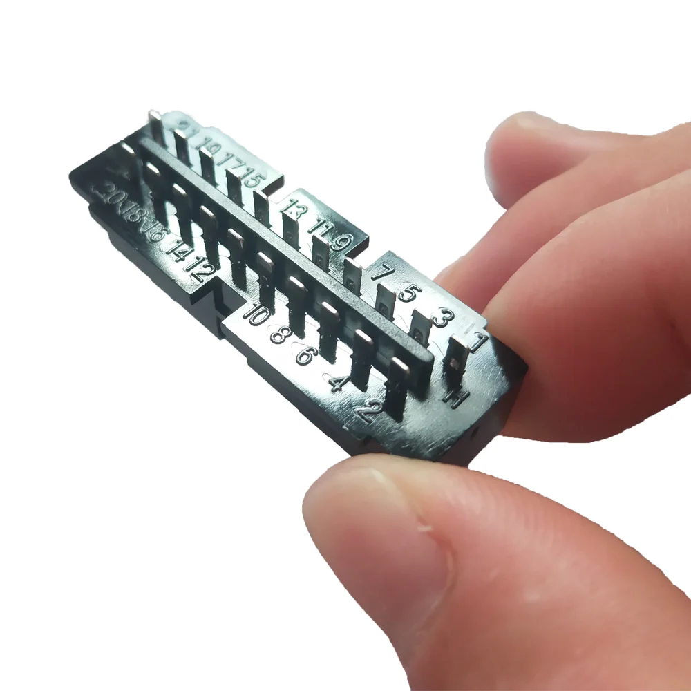 

SC-109 21Pin SCART Female Broom Head Audio Video Convertor Socket Connector Solder DIY