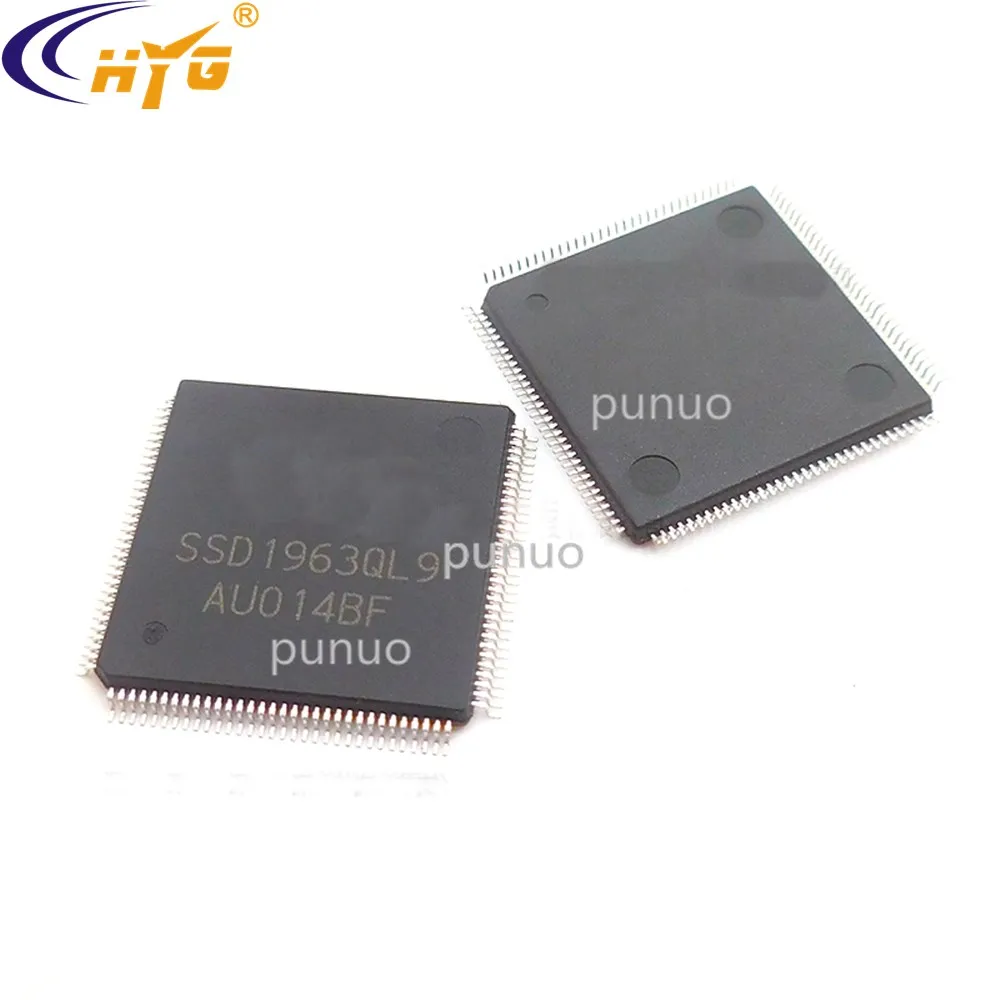 Оригинальный аутентичный SSD1963QL9 Инкапсуляция TQFP128 1215KB встроенный дисплей SRAM TFTLCD