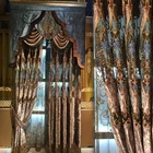 Роскошные шторы Pelmet в европейском стиле, жаккардовые занавески на окна гостиной, для спальни, в Королевском Стиле