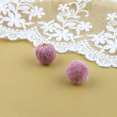 10 шт Diy аксессуары ручной работы осень и зима стиль имитация норковых бусин кулон