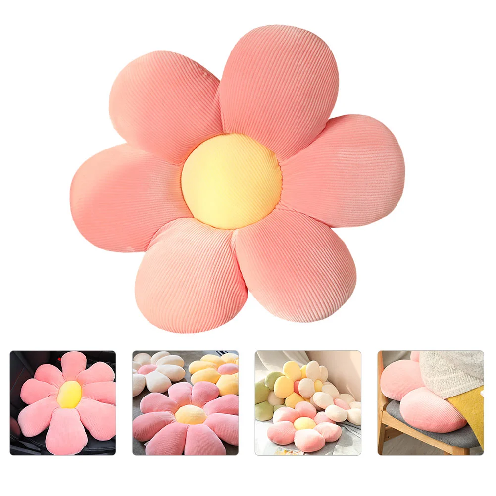 

1Pc Daisy Flower Seating Cushion Floor Pillow Chair Back Cushion Gift