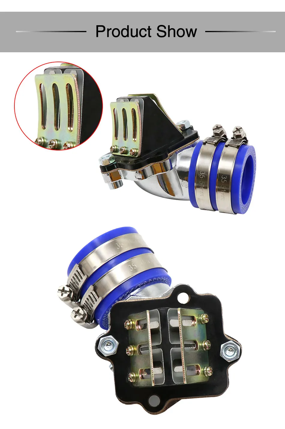 ZS Гоночный мотоцикл Карбюратор Впускной Трубопровод С 35мм Адаптером Карбюратора Интерфейс для JOG50 JOG90.