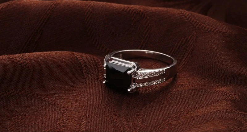 Роскошный хит продаж модное 925 пробы Серебряное кольцо с кубическим цирконием