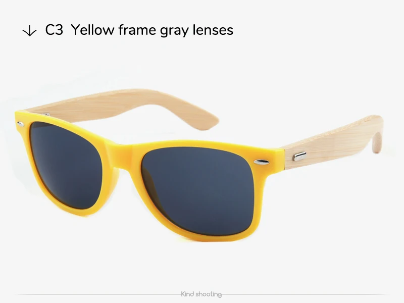 Toketorism trend бамбуковое оружие uv400 белые женские солнцезащитные очки ретро мужские очки 8201