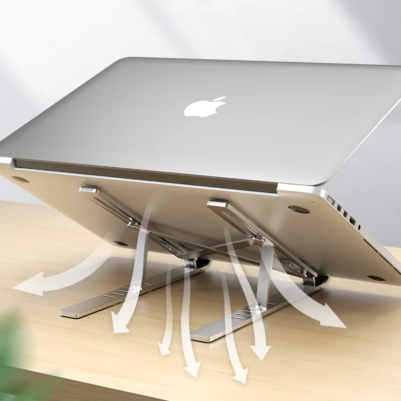 

Laptop Stand Holder for MacBook Notebook Foldable AdjustableAluminium Alloy Laptop Stand Bracket Holder For iPad