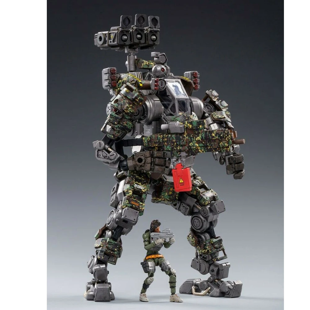 

JOYTOY JT0210 1/25 Steel Bone H07 Firepower Mecha Mini Soldier Figure Camo Vers