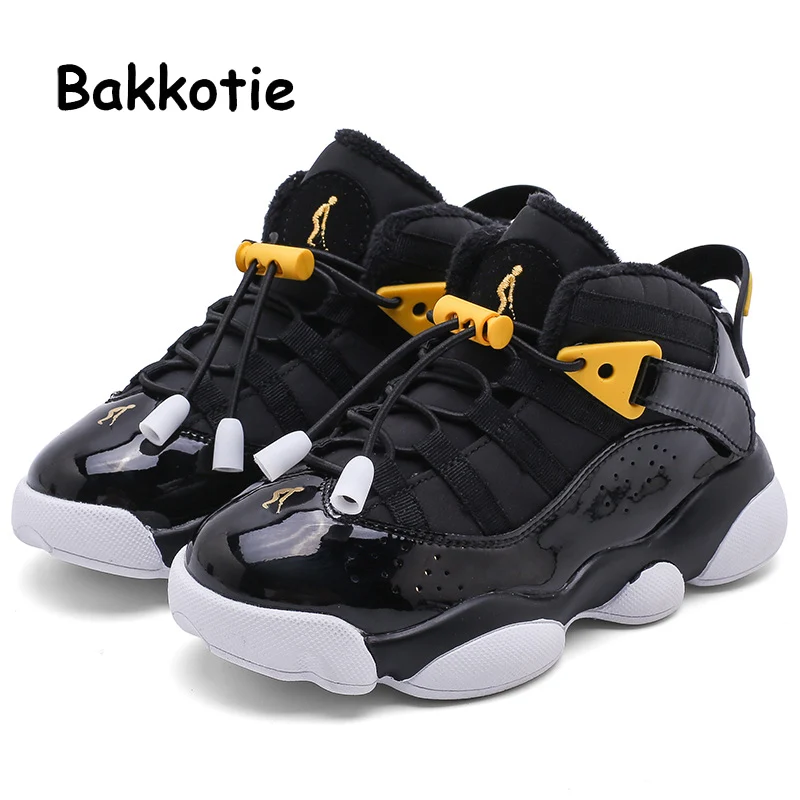 Bakkotie/Новинка 2019 года детская спортивная обувь для мальчиков и девочек зимние