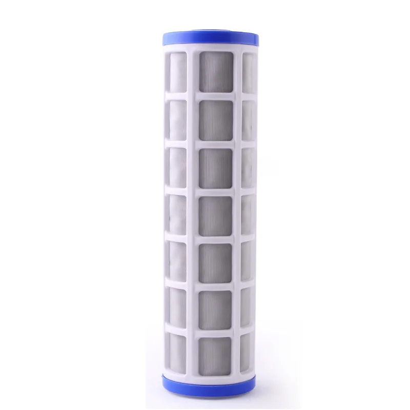 

10" Stainless Steel Wire Mesh Filter Cartridge 40 Micron Water Purifier Pre-filter Can Fill Polyphosphate For Scale Prevention