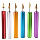 Ручка для окрашивания кожи, красящий аппликатор с латунной головкой, из нержавеющей стали, для окрашивания кожи, сделай сам