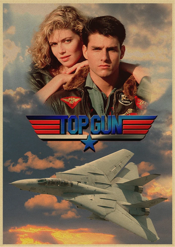 Постер из фильма пистолет украшение для дома крафт бумаги наклейки на