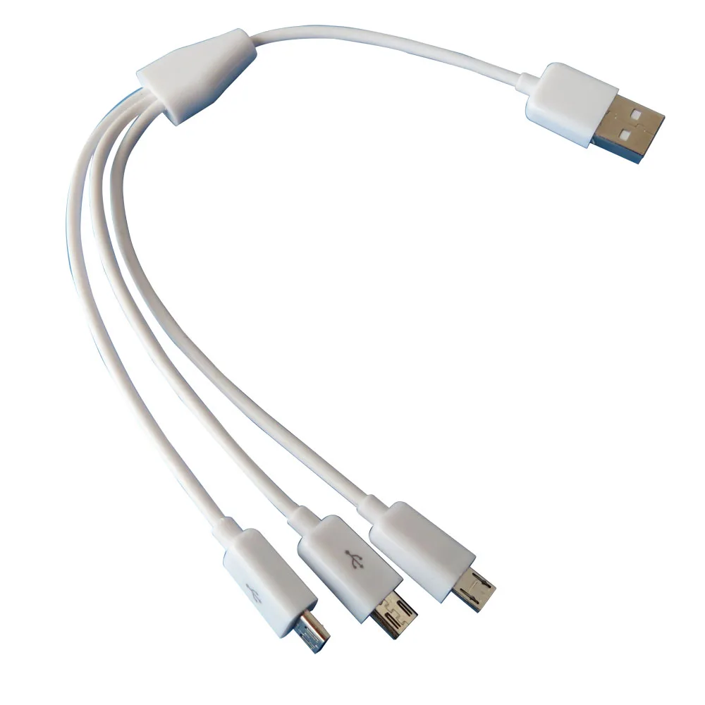 Кабель Micro USB 3 в 1 25 см фута устройства USB|Кабели питания| |