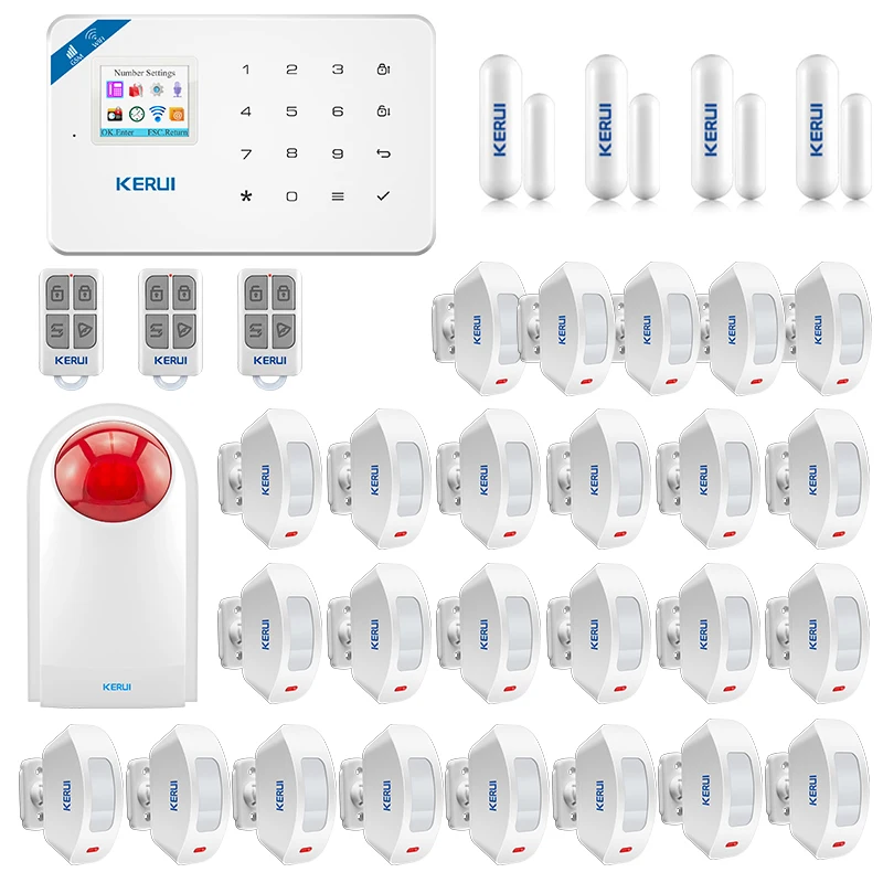 KERUI W18 GSM Wi-Fi охранная домашняя система охранной сигнализации занавес