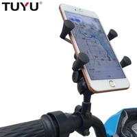 phone motorbike handlebar phone holder stand for iphone x for samsung for huawei outdoor riding mountain bike mobile navigation