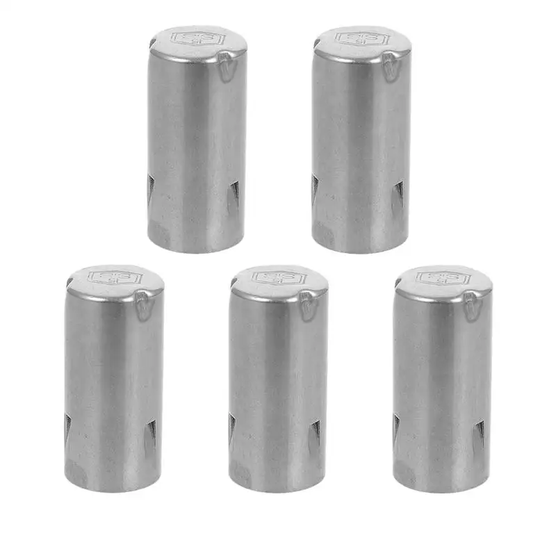 

5 шт., колпачки для пробирок из нержавеющей стали