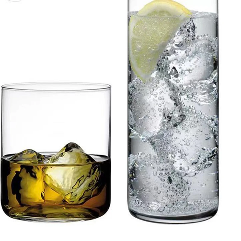 

Crystal Home Thin Glass with Water Glass, Beer Glass, Foreign Wine and Whiskey Glass Set