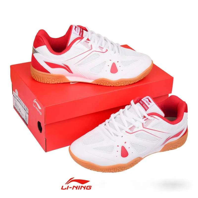 Обувь для настольного тенниса из натуральной LI-NING дышащие кроссовки с подушкой