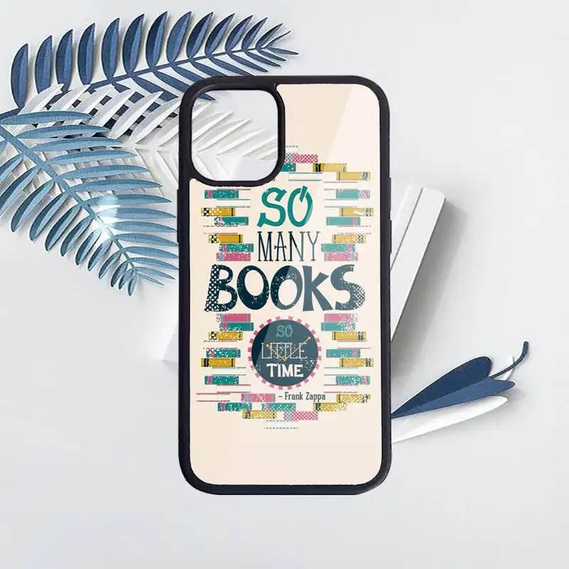 

Books Pile Library Reading Phone Case for iPhone 11 12 pro XS MAX 8 7 6 6S Plus X 5S SE 2020 XR Hard PC