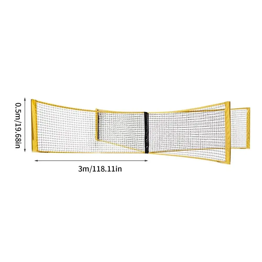 

Beach Volleyball Net Four-Person Four-Sided Cross Tennis Net Outdoor Volleyball Square Mesh For Volleyball Accessories