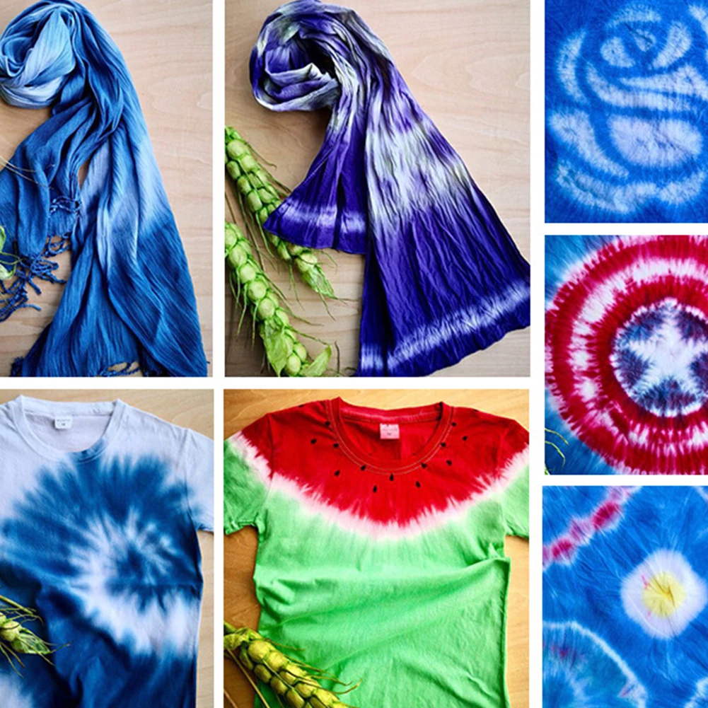DIY одежда галстук краситель комплект Красочные украшения пигмент нетоксичные
