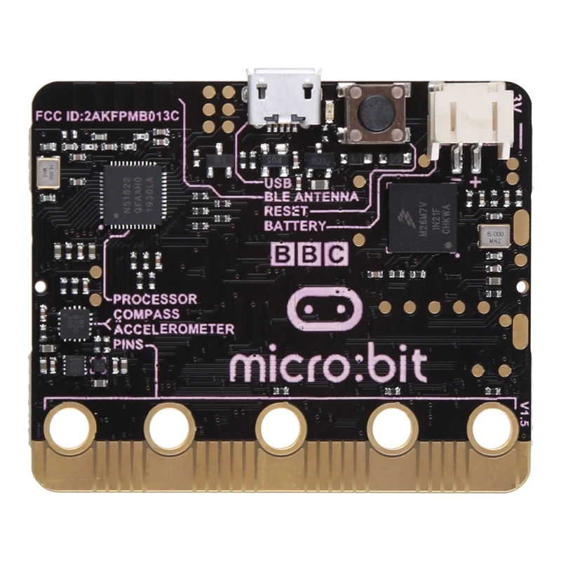 

Черная самодельная макетная плата Microbit для питона, начинающих, графический программируемый модуль контроллера, Обучающие игрушки, комплек...