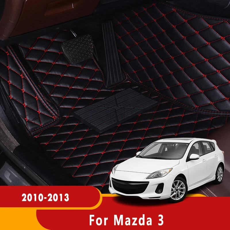 

Автомобильные коврики для Mazda 3 2013 2012 2011 2010, коврики на заказ, накладки, аксессуары для интерьера автомобиля, водонепроницаемые коврики для стайлинга