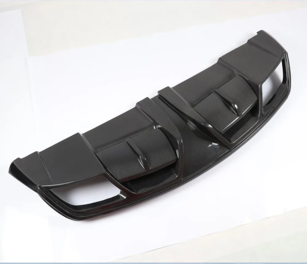 Губа заднего бампера из углеродного волокна автомобильный диффузор для 13 18 Mercedes