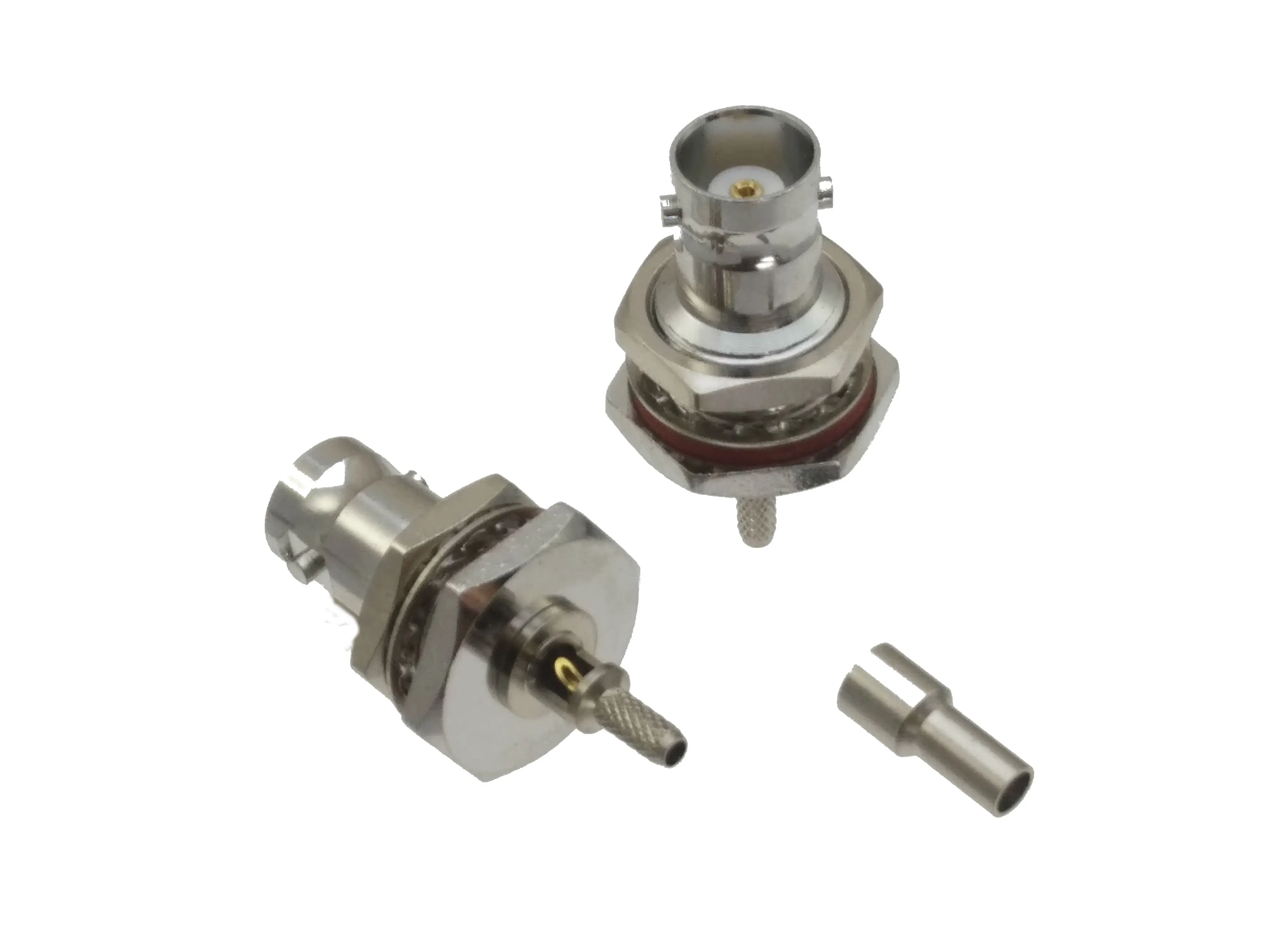 Гнездо BNC гнездо гайка ОБЖИМНАЯ головка RG174 RG316 LMR100 кабель RF разъем|connector crimp|connector