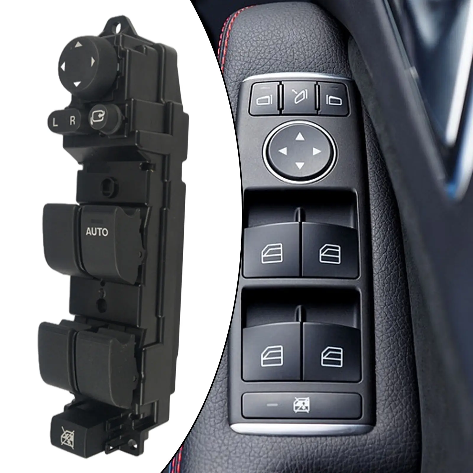 

Electric Window Switch Right Side D652-66-350 Fit for Mazda 2 Interior Switches Replacement Electric Window Automotive