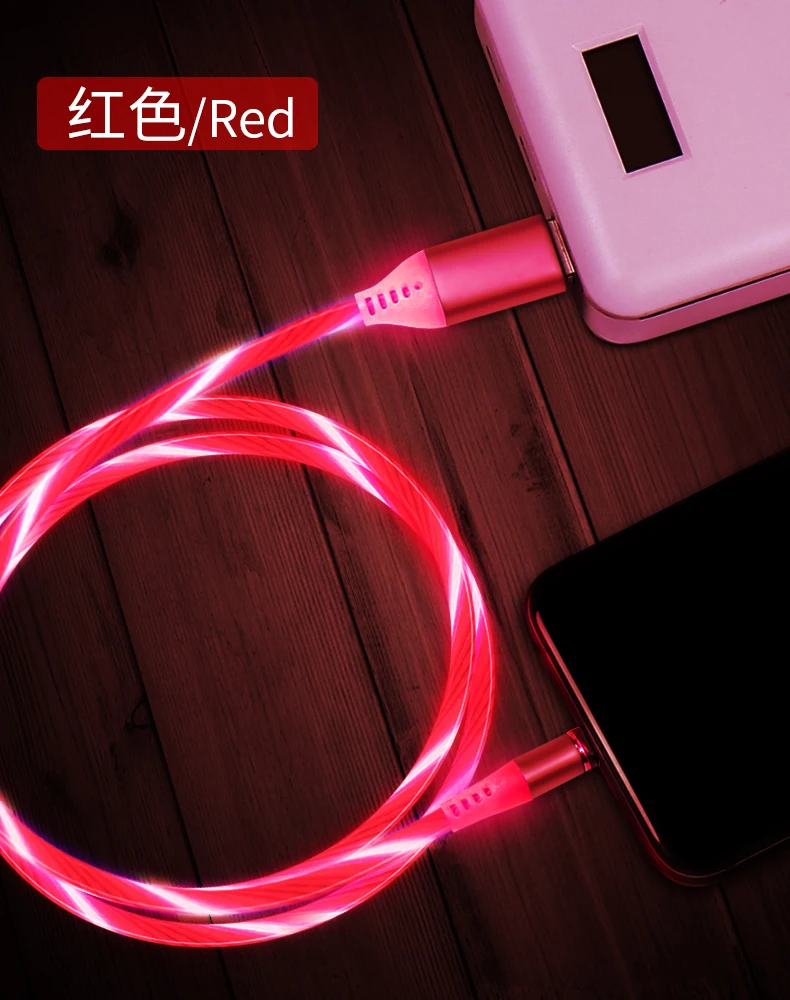 2.4A светодиодный легкий магнит type C Micro USB кабель для Xiaomi huawei Iphone Магнитный кабель для быстрой зарядки шнур для зарядного устройства USB C кабель для передачи данных