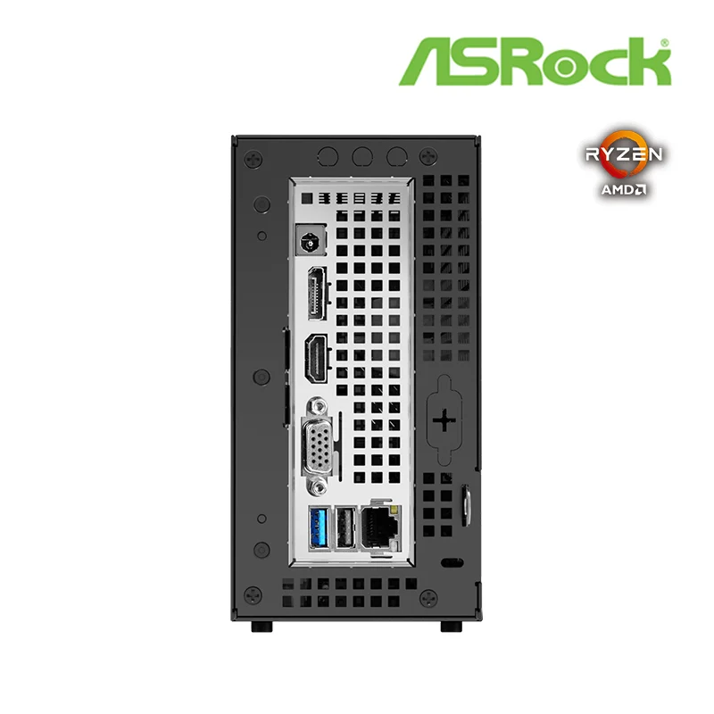 Чехлы и Материнская плата ASROCK DeskMini X300 MINI ATX WIFI M.2 STAT USB3.2 [без (CPU/SSD / RAMs)] Φ Socket AM4 |