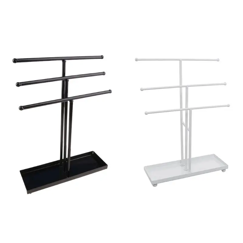 

Metal 3 Tier Tabletop Bracelet & Necklace Jewelry necklace Organizer Display Tree jewelry holder jewelry organizer