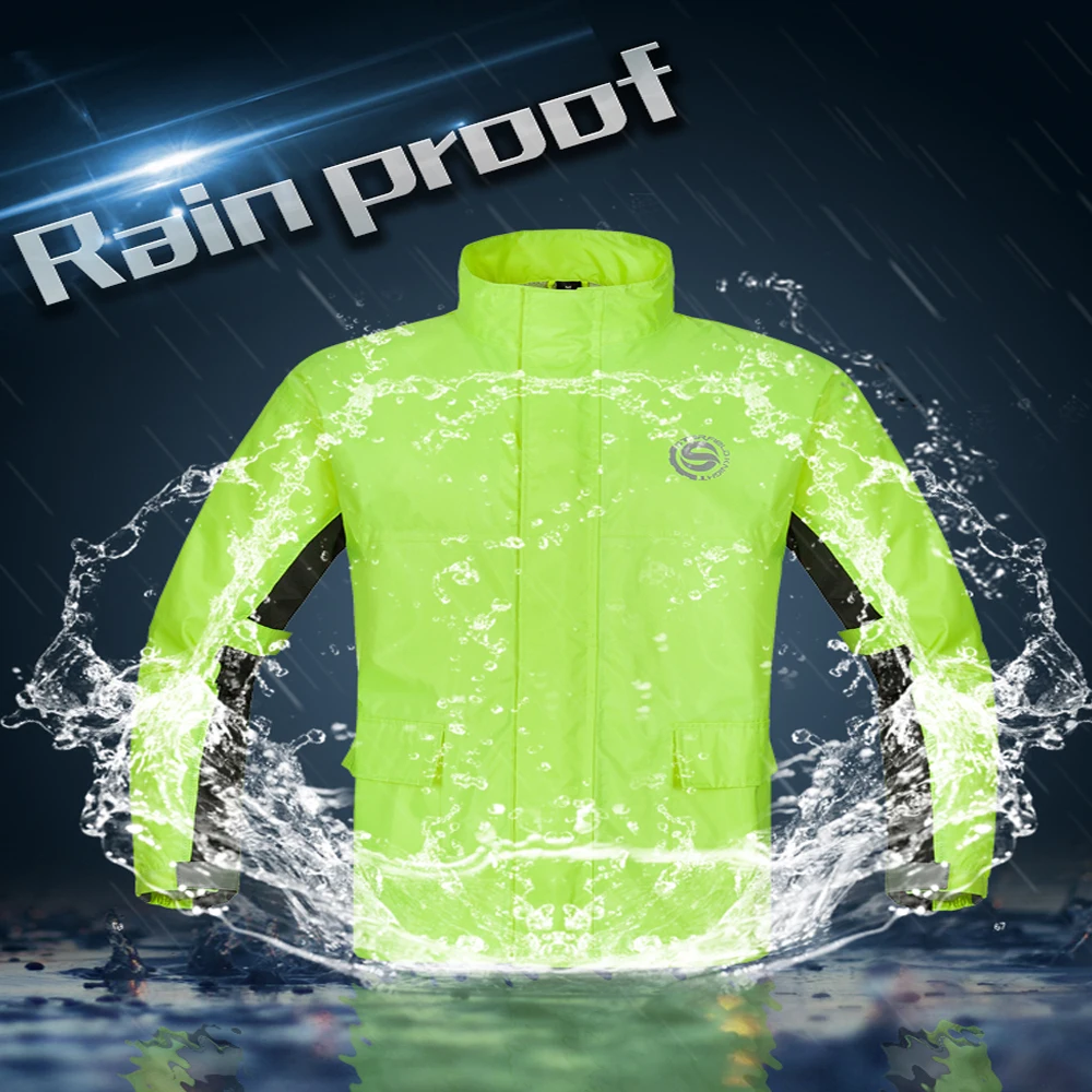 

Motorcycle Raincoat Split Suit Motorcycle Raincoat Motorcycle Jacket And Pants Raincoat