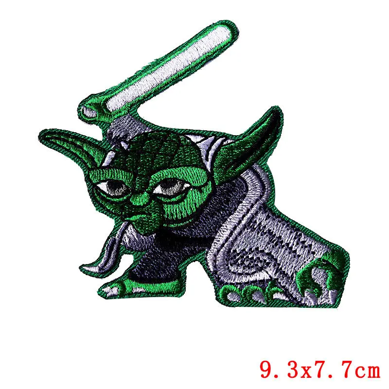 

Disney Kawaii Disney Yoda Baby Cartoon Embroidery Cloth Paste Embroidery Clothing Accessories Decoration Patch Gift for Kids