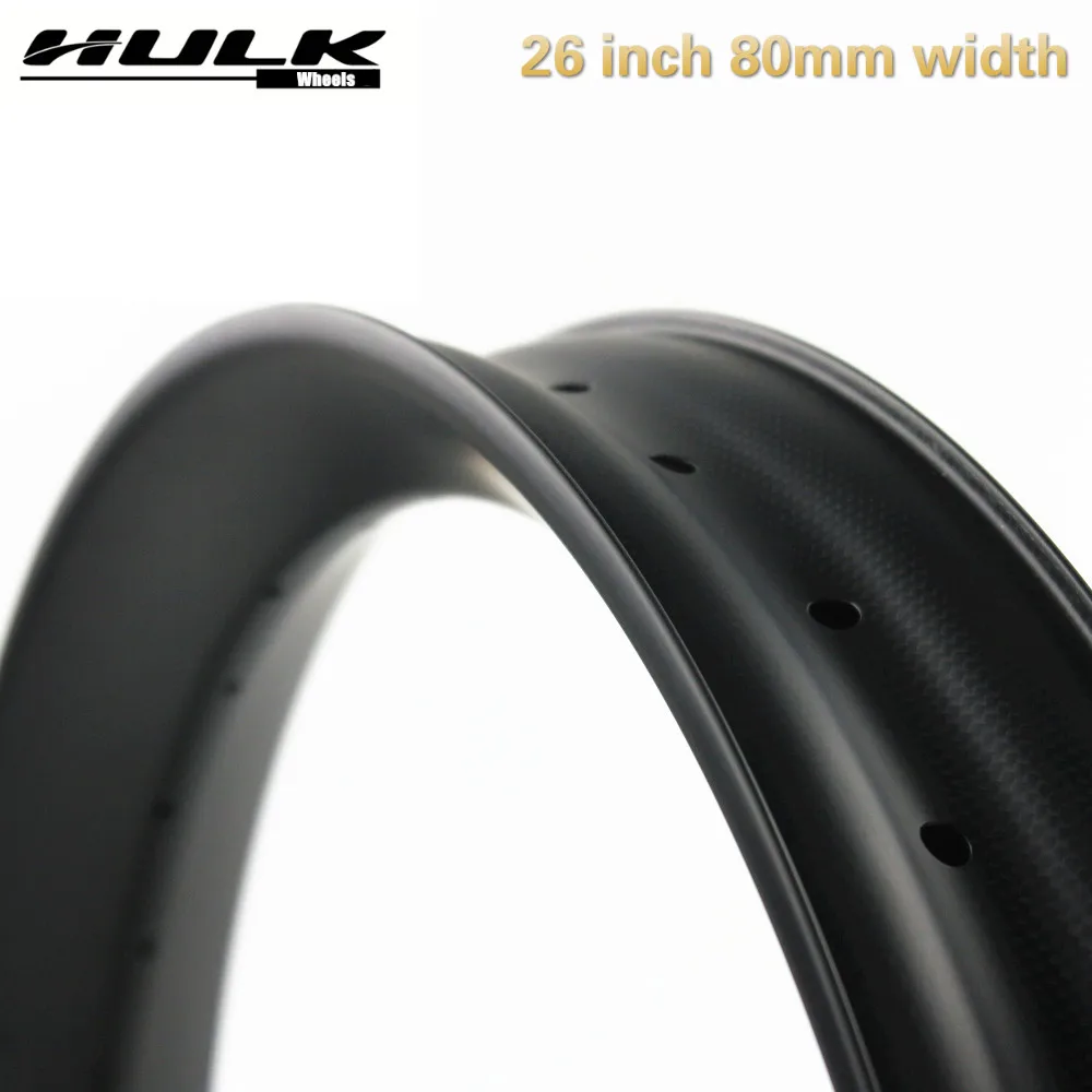 Обод для фэтбайка углеродный 26 дюймов ширина 80 мм глубина 25 | Спорт и развлечения