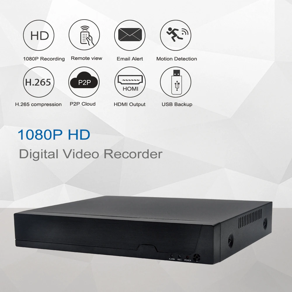 Хранитель H.265 4CH/8CH POE NVR для HD 1080P 2MP POE IP аудио камера PoE NVR 48 В 802.3af P2P ONVIF сетевой видеорегистратор