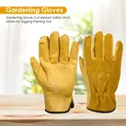 Перчатки для садоводства, защищенные от порезов, безопасные рабочие варежки для копания, посадки, почвы, откидной инструмент