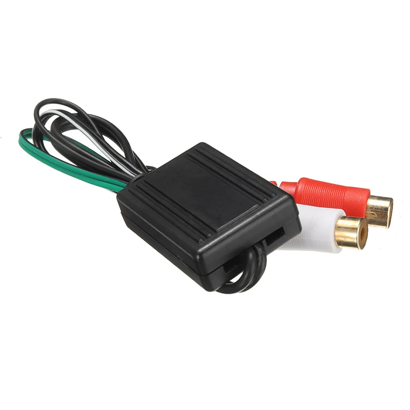 Новинка 1x12V автомобильный аудио Динамик высокого до низкого уровня линия Выход
