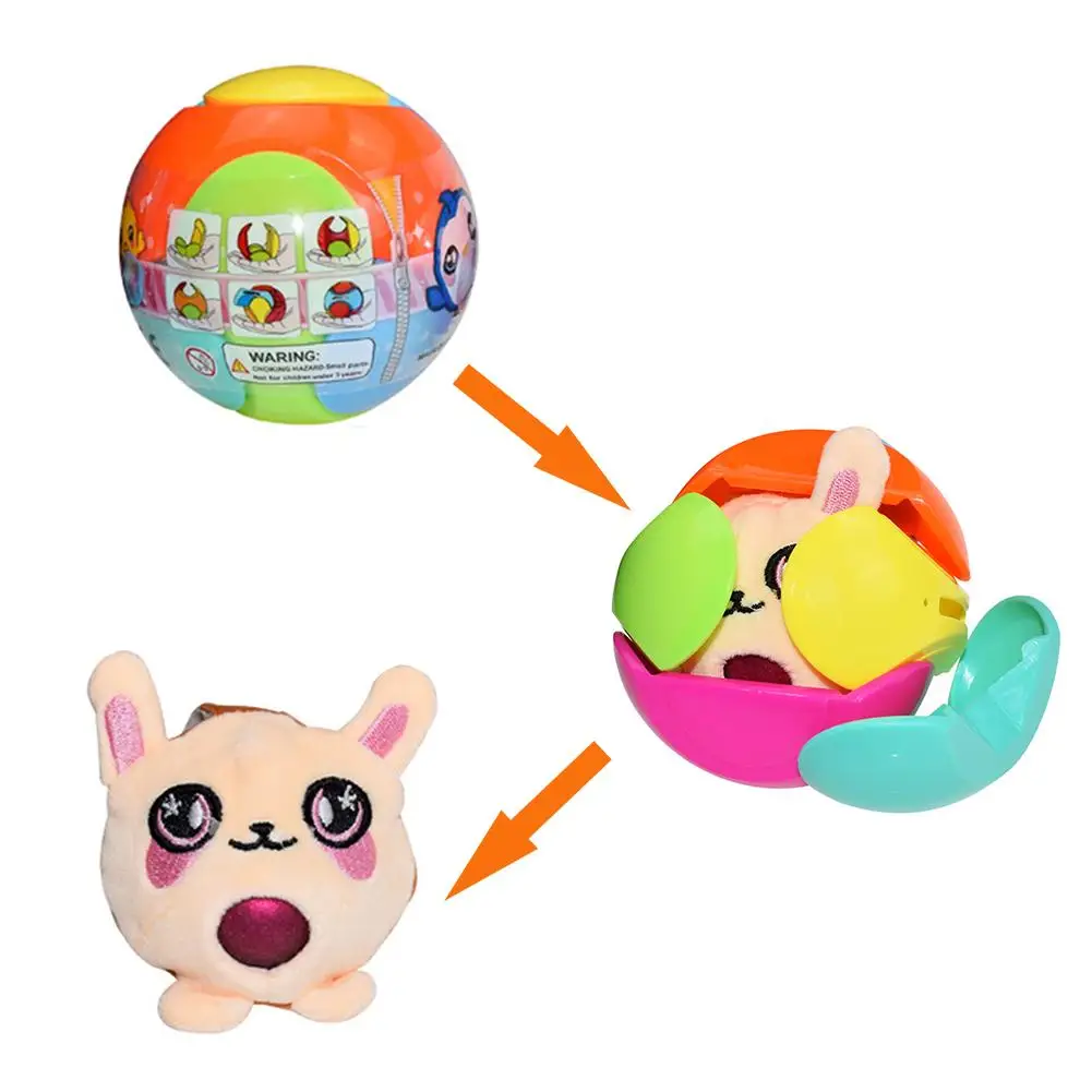 Милый плюшевый мяч для животных игрушка декомпрессии строительный блок в стиле