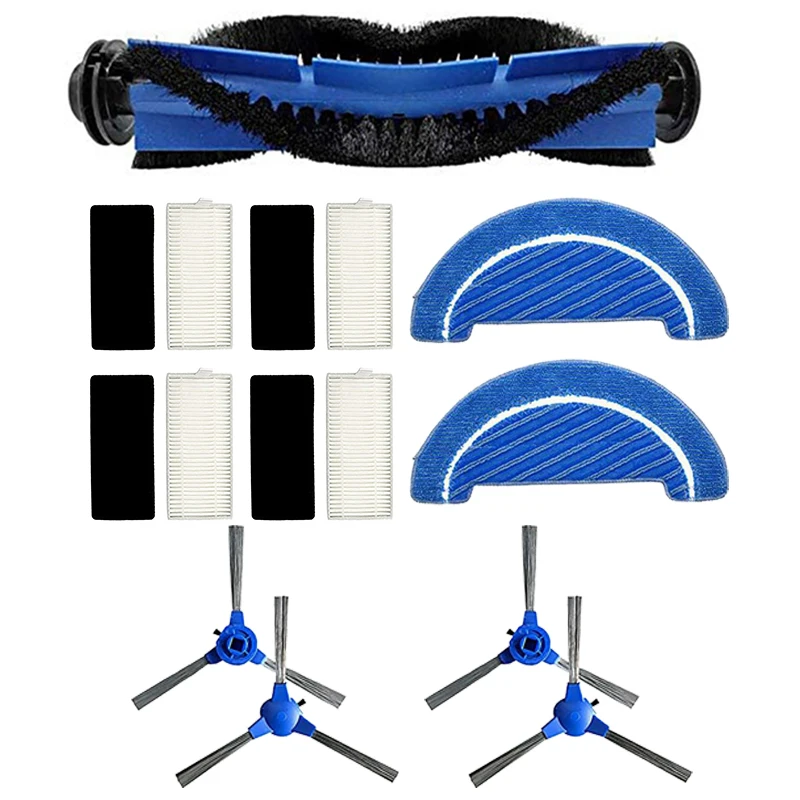 

Main Side Brush Filter Mop Cloth Kit for Cecotec Conga Excellence 1090 Vacuum Cleaner Replacement Accessories