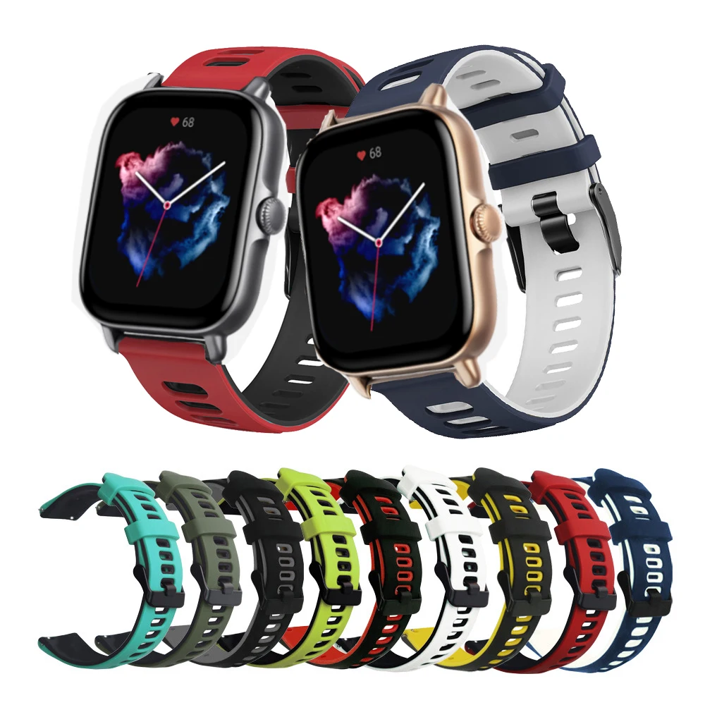 

Ремешок для часов Huami Amazfit GTS 2 mini 2e Bip U Pro, Воздухопроницаемый спортивный браслет для Amazfit GTS 3, 20 мм