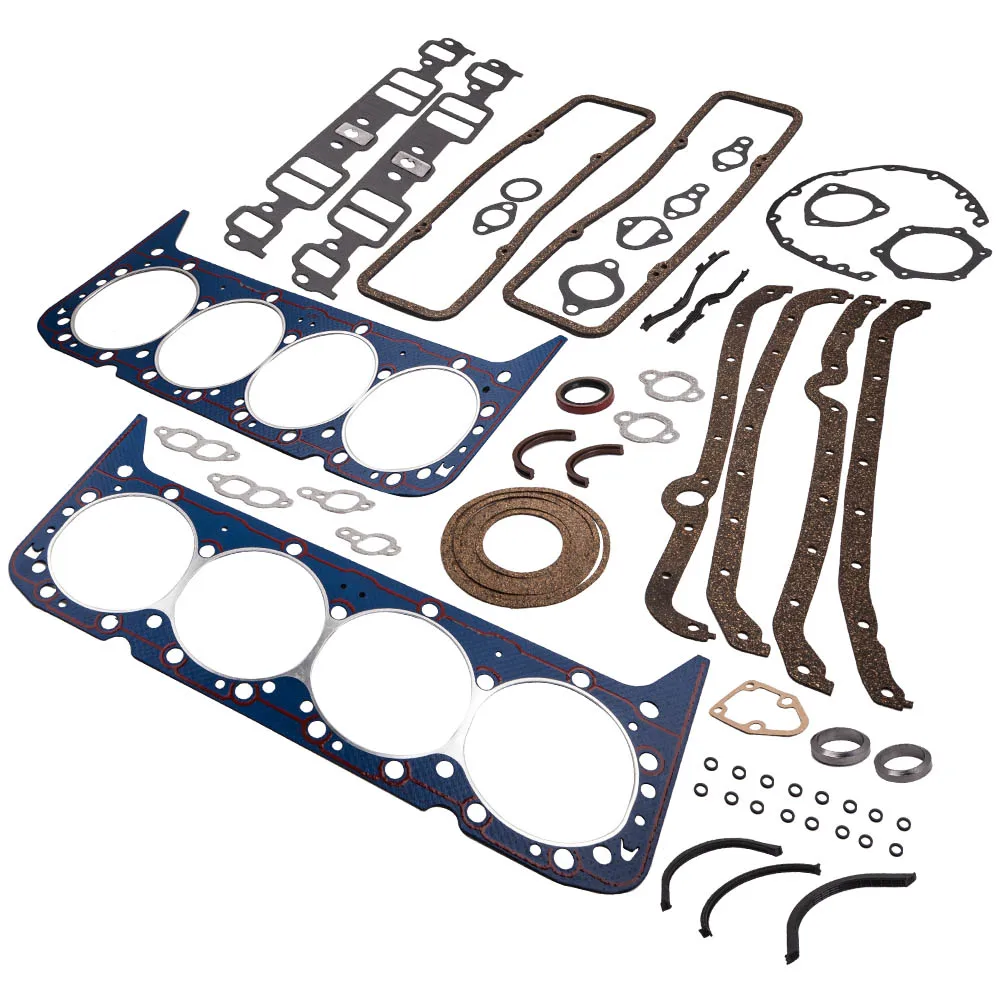 

Full Engine Gasket for Chevy 283 302 307 327 350 4.6L 4.9L 5.0L 5.4L 5.7L c350-1 Intake & Exhaust Manifold Gasket 260-1000,