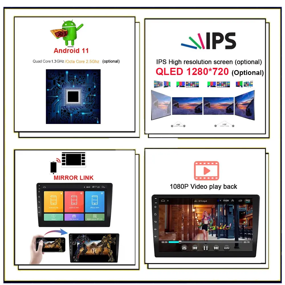 Автомагнитола для Ford Kuga Escape 2013 2014 2016 Android 11 мультимедийный видеоплеер GPS навигация