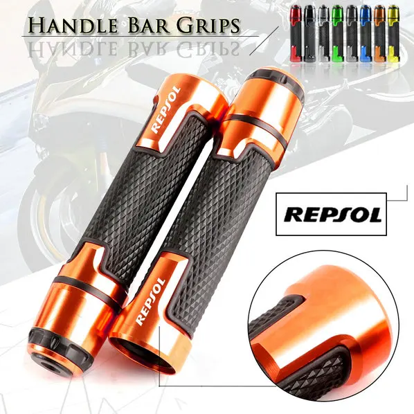 7/8 ''22 мм аксессуары для мотоциклов наконечник для ручных ручек для HONDA REPSOL CBR250R CBR300R/F CB500F/X CB190R/X