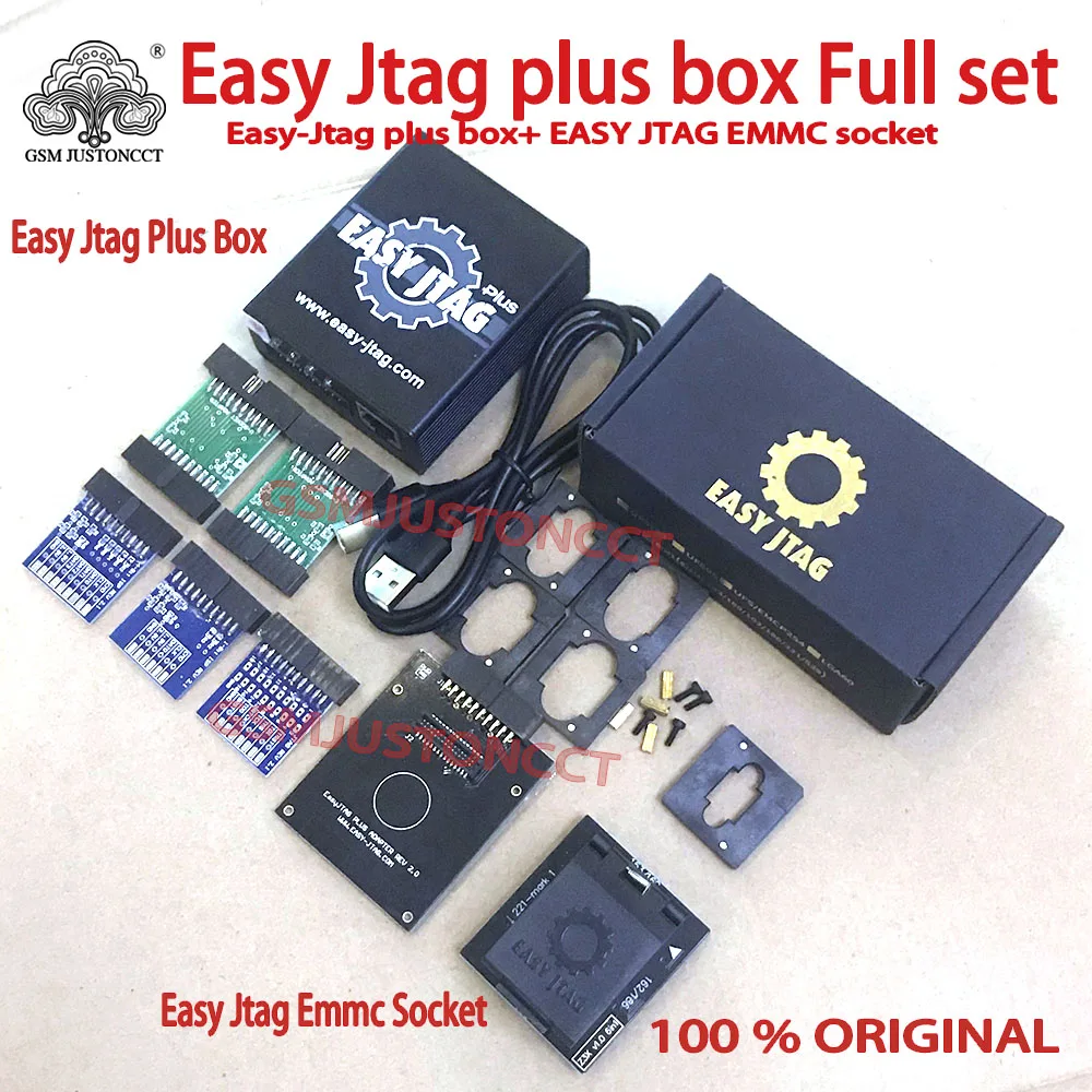 2022 New version Full set Easy Jtag plus box Easy-Jtag box+ EASY JTAG EMMC socket |