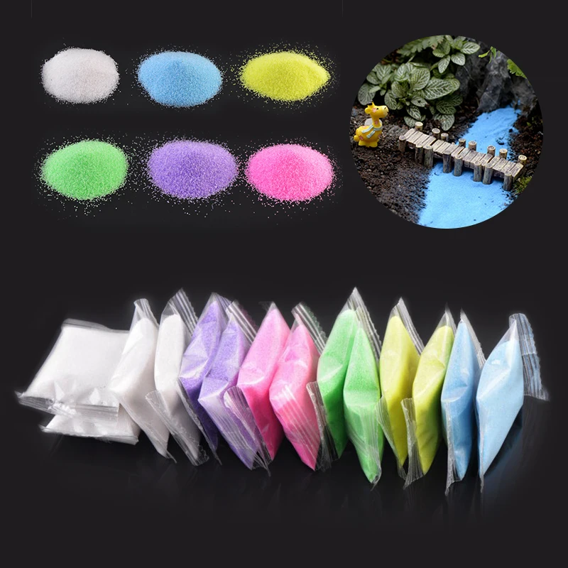 

Miniature Garden Miniature Landscape Sand Natural Quartz Sand Decoration Children DIY Toy Sand Table Accessories Home Decoration